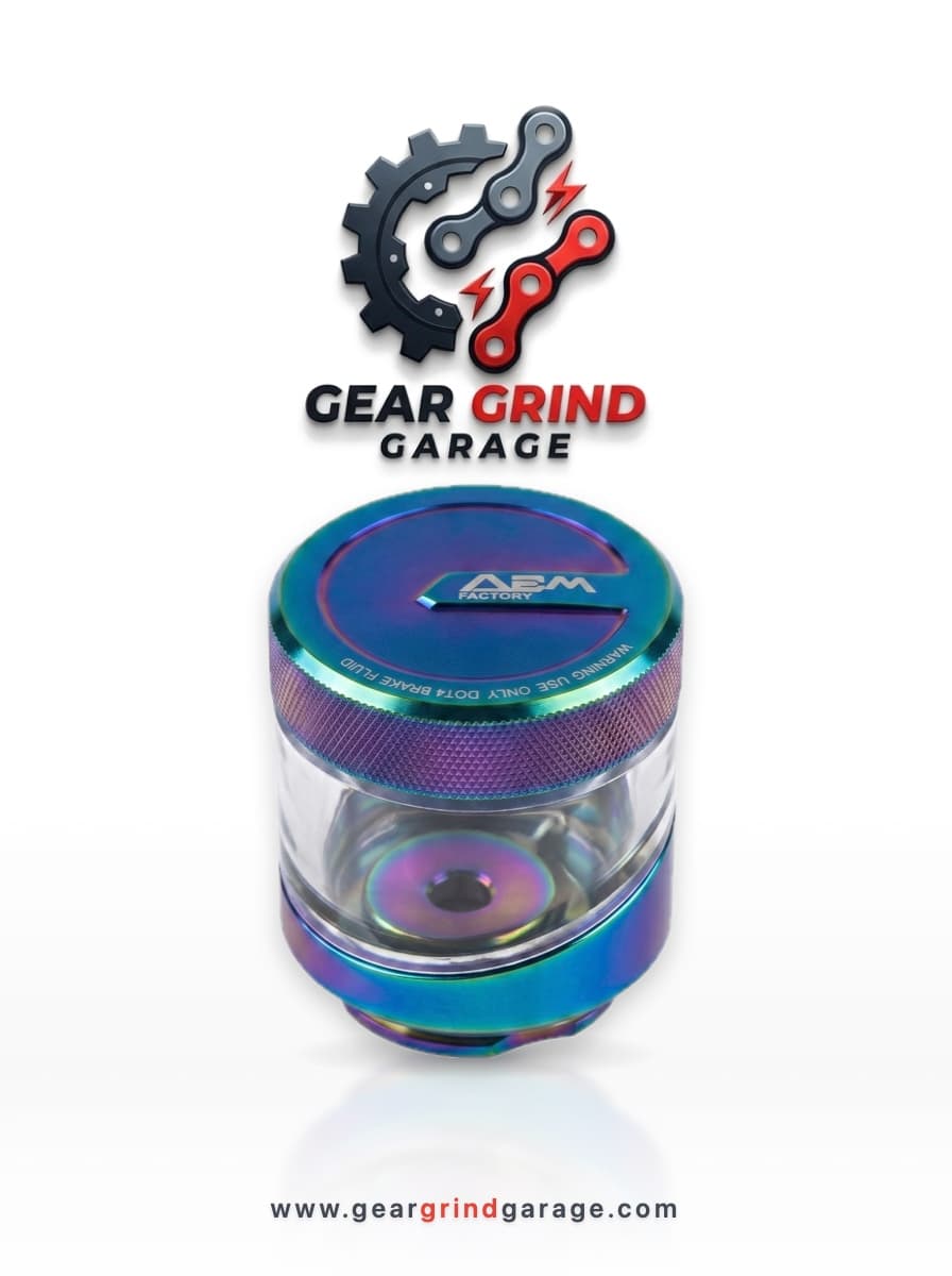 AEM Titanium Neo-Chrome Brake Fluid Reservoir Cup