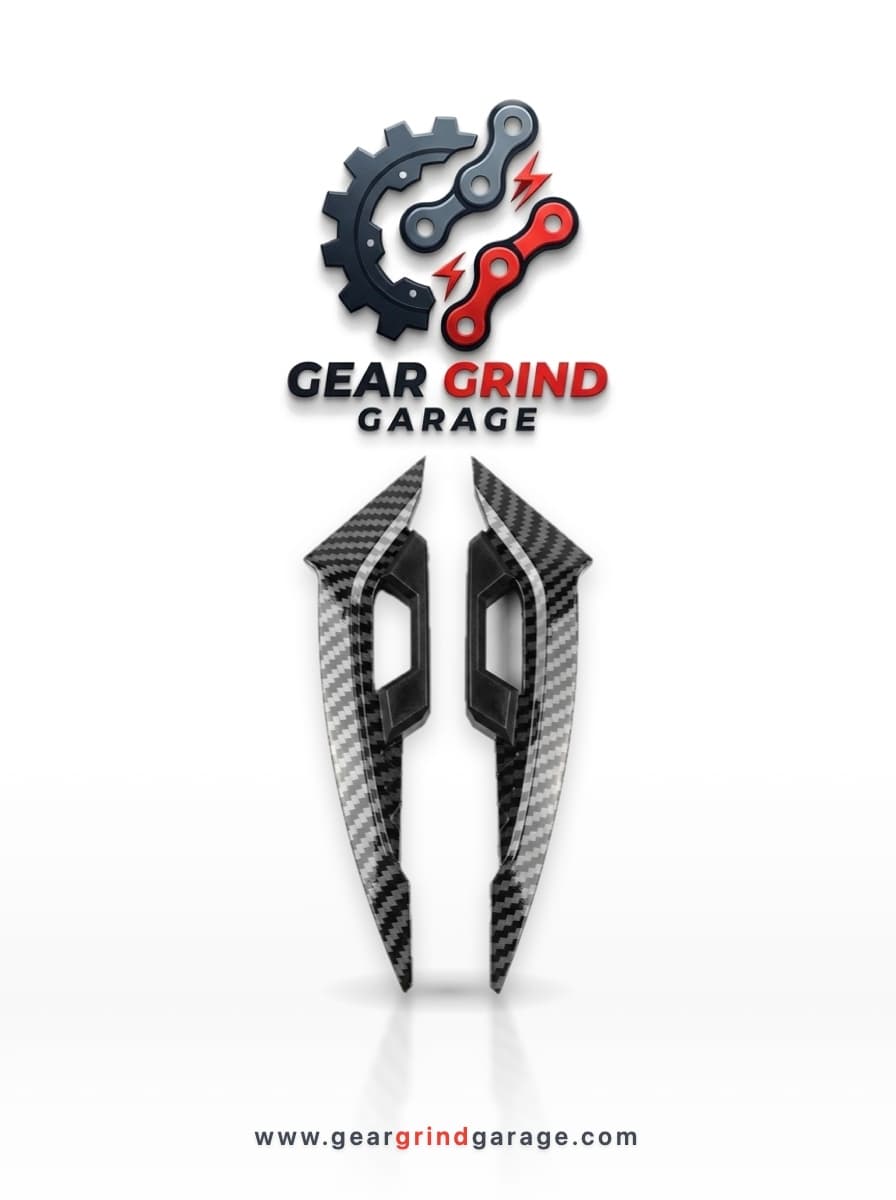Carbon Fiber Aerodynamic Side Fairing Winglets Pair