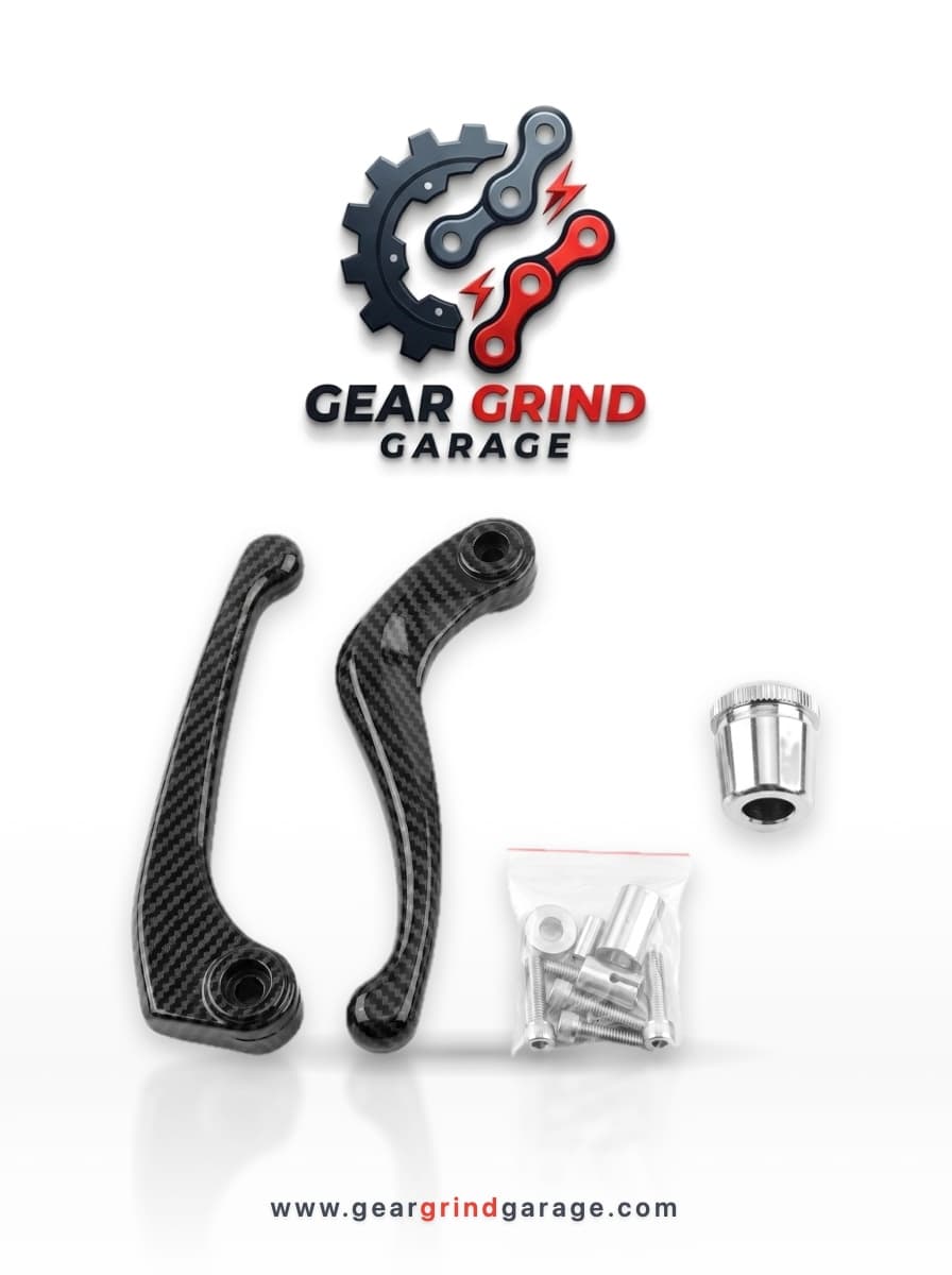 Carbon Fiber Handlebar Lever Guard Protector Pair