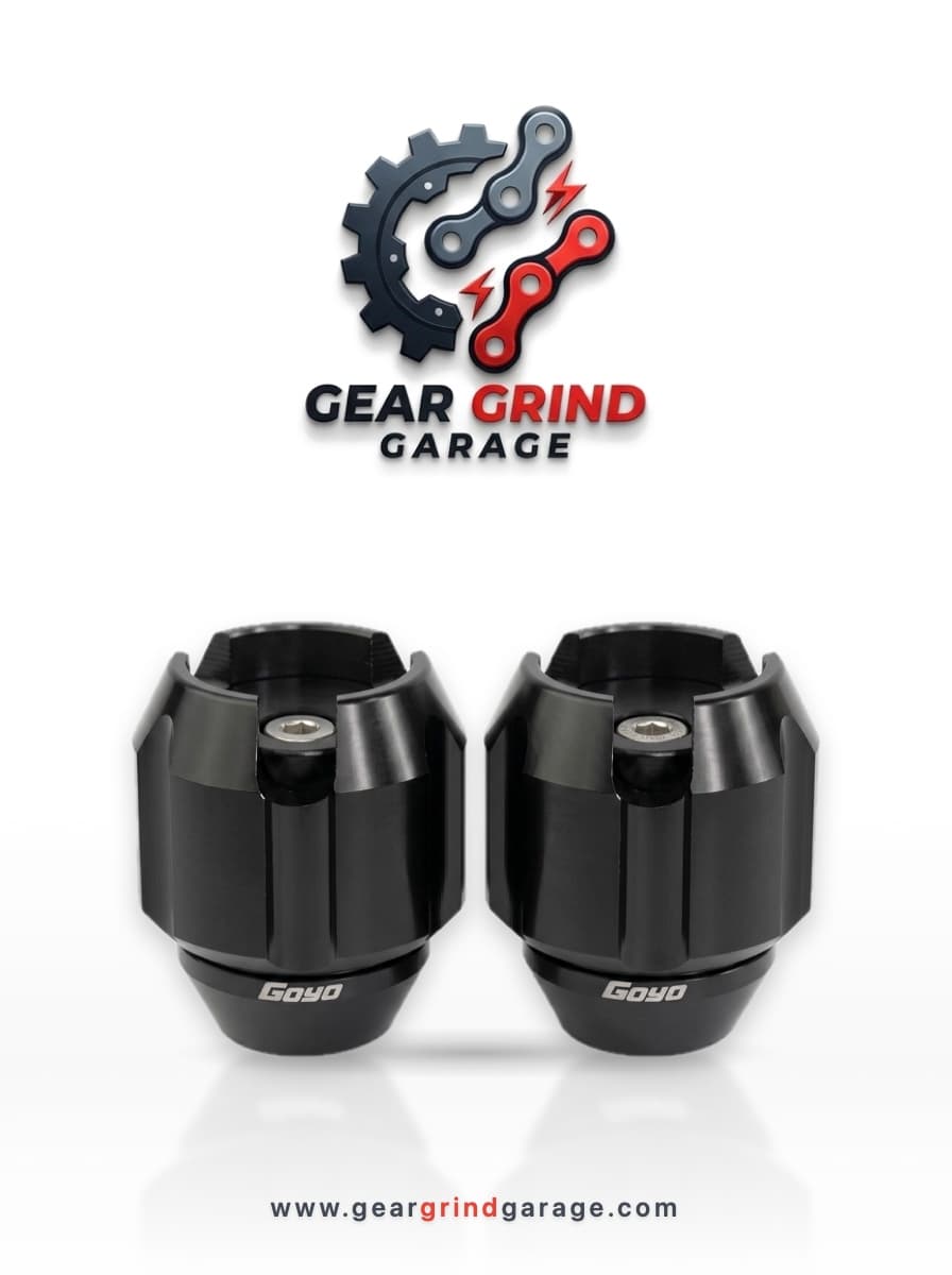 Goyo CNC Front Fork Frame Sliders (Black)