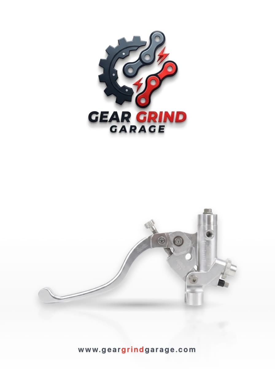 Silver Hydraulic Brake Master Cylinder Lever Assembly