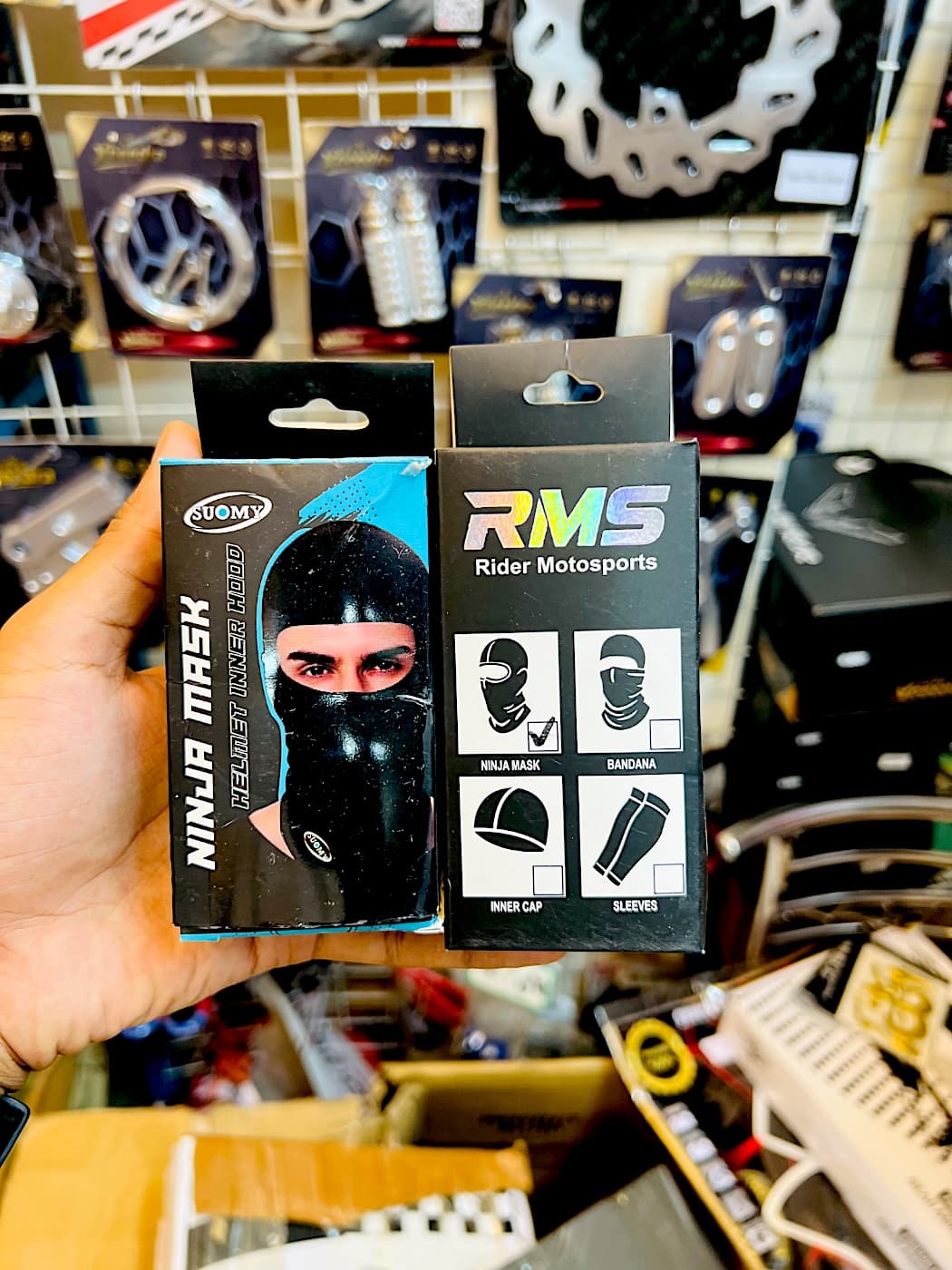 Suomy and RMS Rider Ninja Mask Balaclava