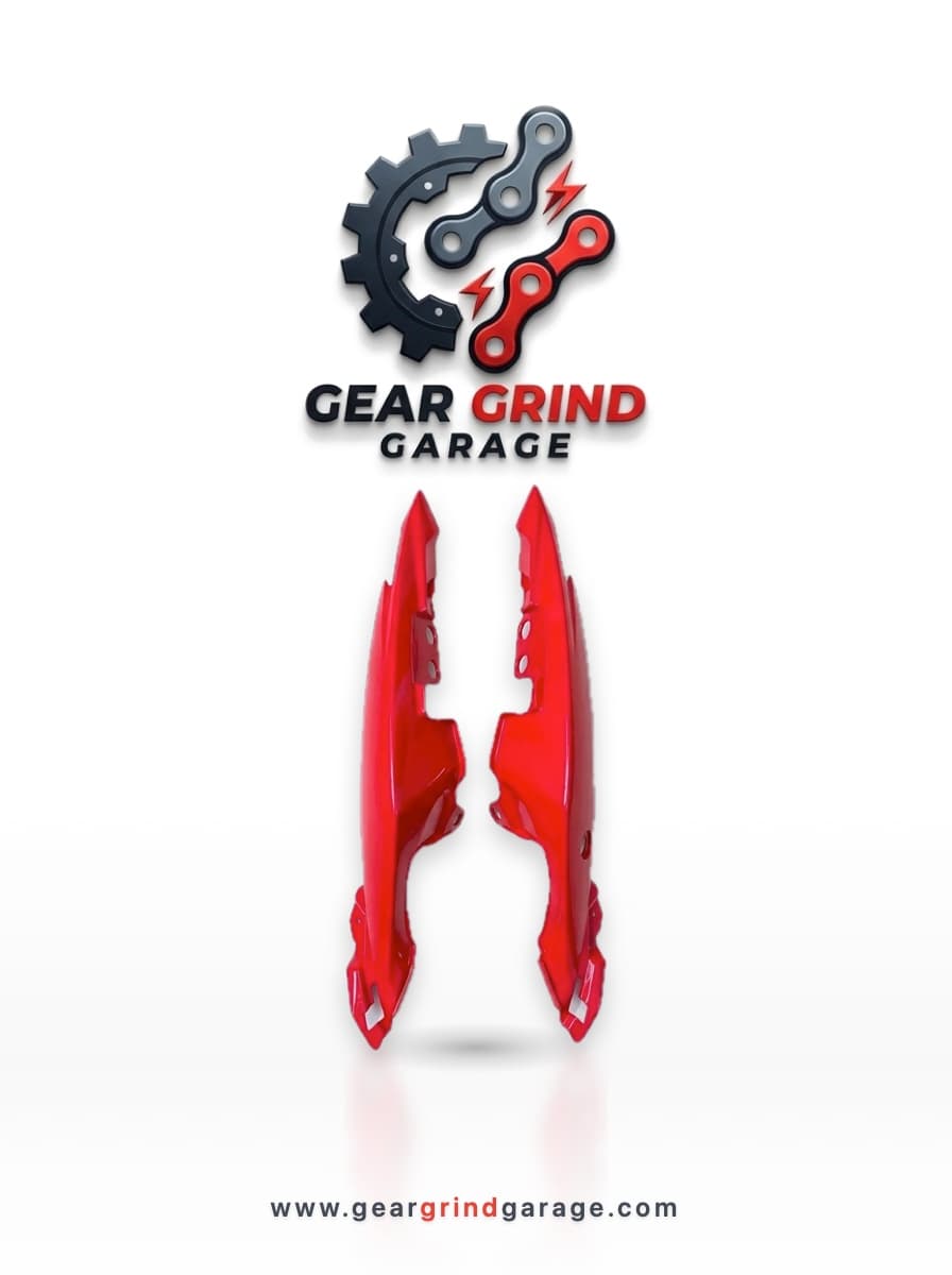 Back Panel (Red Colour) for Suzuki Gixxer & Gixxer SF (New Model) bike