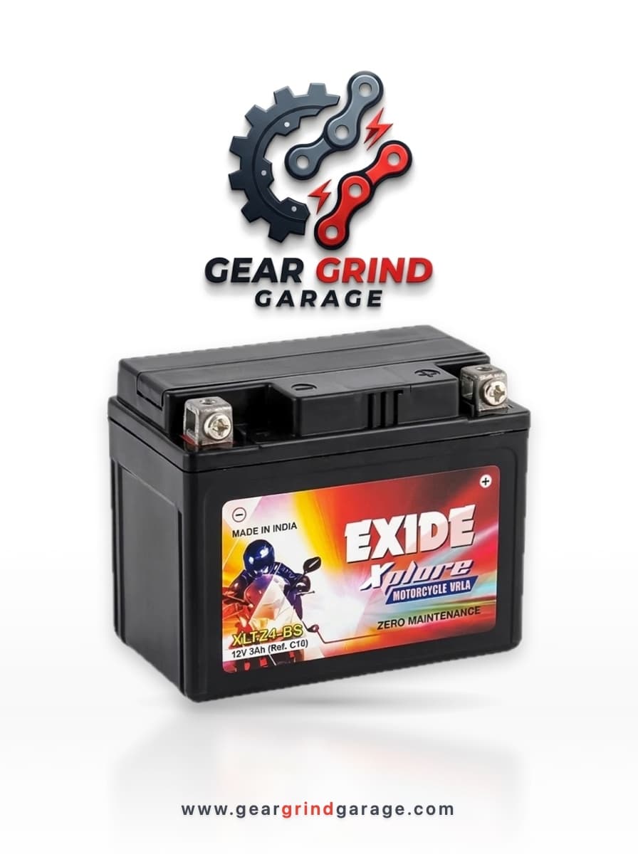 Exide Battery (4L Size) for Suzuki Gixxer SF & Gixxer (Old & New Model) bike