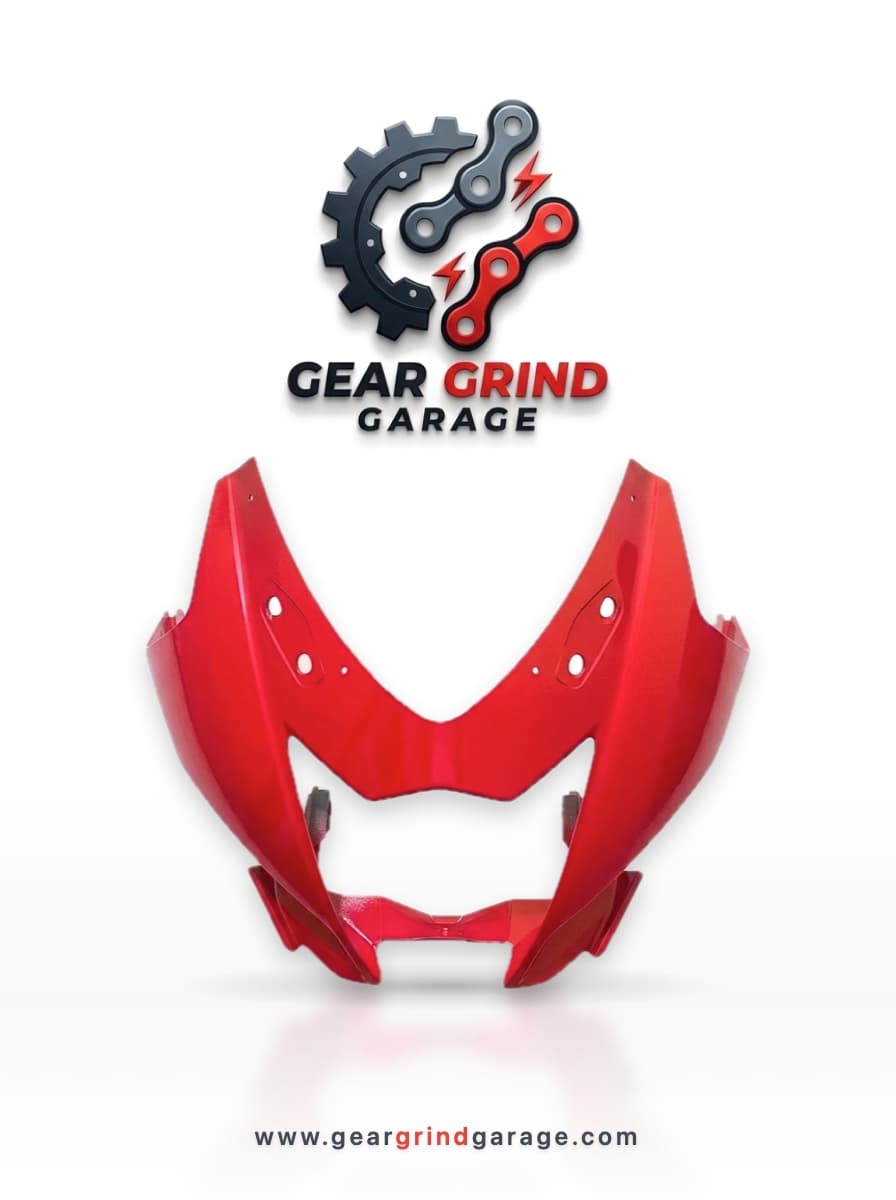 Metershed-Faring for Suzuki Gixxer SF (Old Model-Red Color) bike.