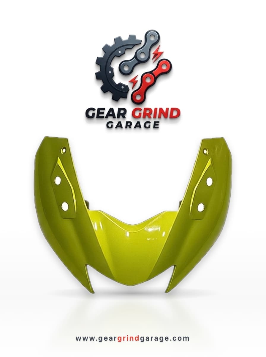 Metershed-Faring (Green) for Suzuki Gixxer SF (New Model-Black Color) bike