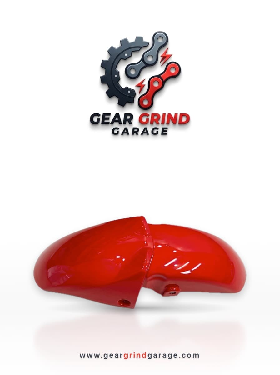 Mudguard (Glossy Red) for Suzuki Gixxer & Gixxer SF (Old & new model) bike