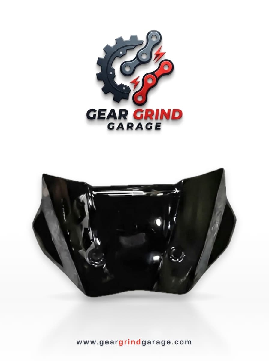 Shed Glass (Glossy black) for Suzuki Gixxer Monotone bike