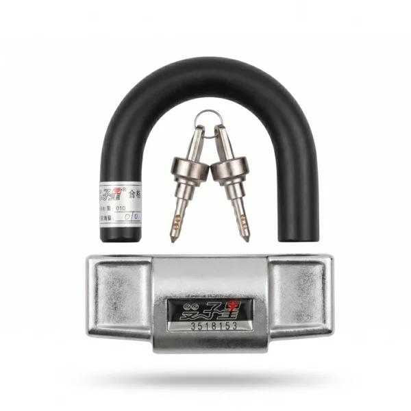 C92 Anti-Theft Disc Brake U-lock Designed For Motorcycles and Bicycles