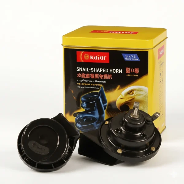 Kaier T11 Snail-Shaped Horn Set For Motorcycles or Cars